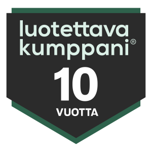 Luotettava Kumppani 10 vuotta